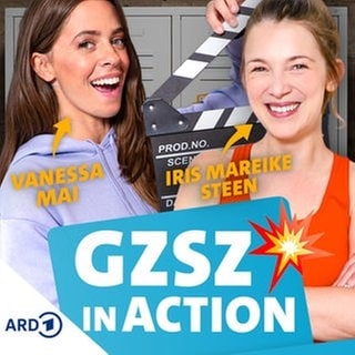Iris Mareike Steen beim Laufband-Talk "On Mai Way" mit Vanessa Mai.