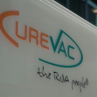 Curevac-Schild