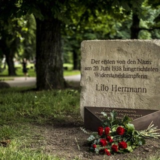 Gedenkstein Lilo Herrmann.